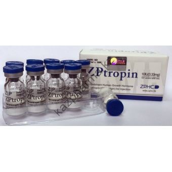 Гормон роста ZPtropin Соматропин 10 флаконов 100IU (333 мкг/IU) - Уральск