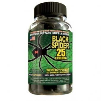 Жиросжигатель Black Spider 25 (100 капсул) - Уральск