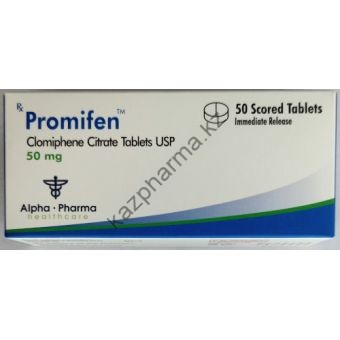Promifen (Кломид) Alpha Pharma 50 таблеток (1таб 50 мг) - Уральск