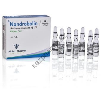 Nandrobolin (Дека, Нандролон деканоат) Alpha Pharma 10 ампул по 1мл (1амп 250 мг) - Уральск