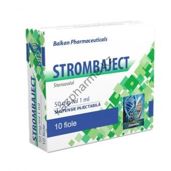 Станозолол, Винстрол Balkan Strombaject aqua 10 ампул по 1мл (1амп 50 мг) - Уральск