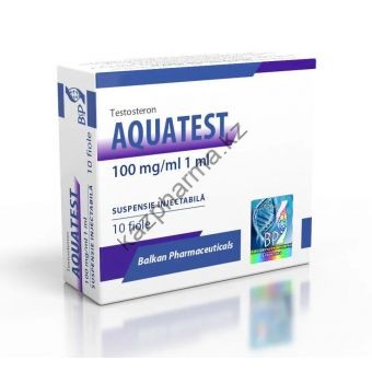 Aquatest (Суспензия Тестостерона) Balkan 10 ампул по 1мл (1амп 100 мг) - Уральск