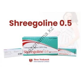 Каберголин Shree Venkatesh 10 таблеток по 0,5мг Индия Уральск